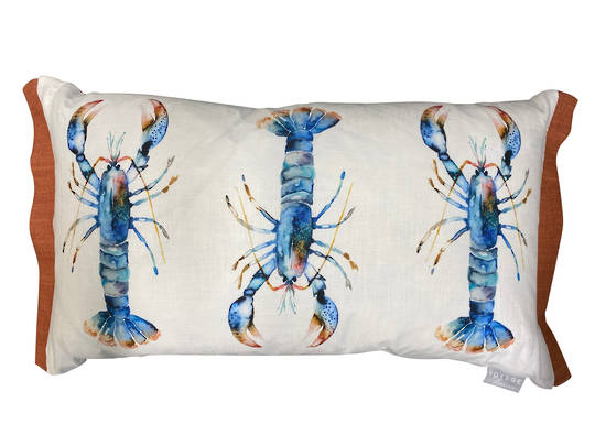 Voyage Maison - Riviera - Crustaceans Cushion - Cobalt